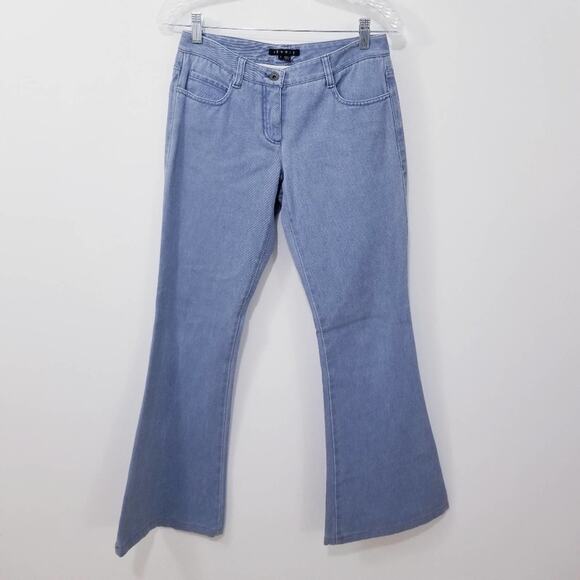 Theory Light Blue Flare Jeans - Picture 2 of 9